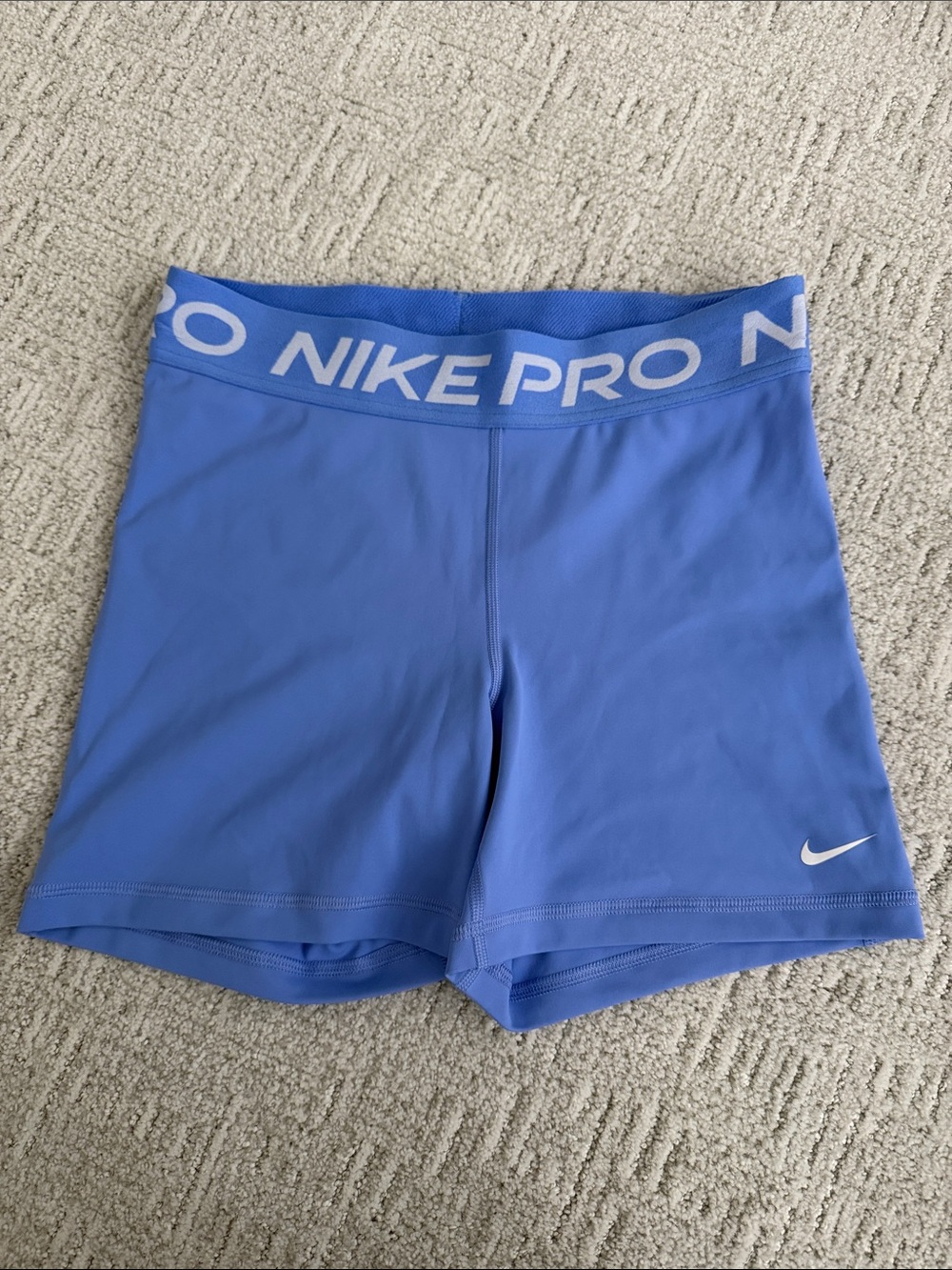 Nike Pro Blue Athletic Compression Shorts